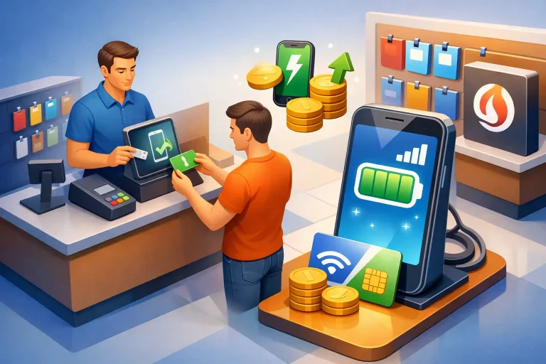 Come attivare ricariche telefoniche in negozio
